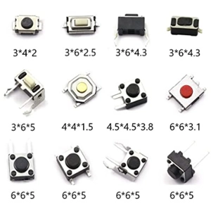 Micro tactile push button switches