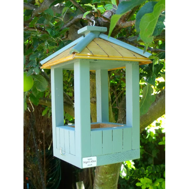 Additional Image for Hanging bird feeder - sage green.