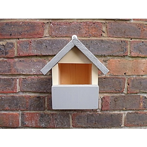 Robin and Wren apex roof cream and grey.