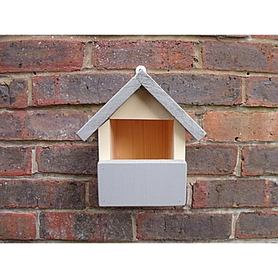 Robin and Wren apex roof cream and grey. title=