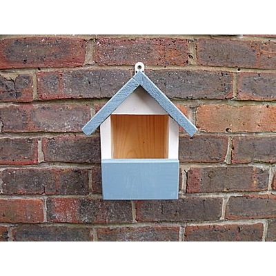 Robin and Wren apex roof blue and white. title=