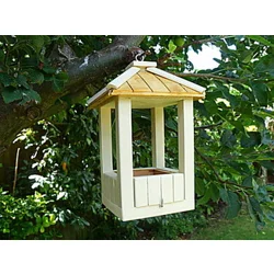 Hanging Bird Feeder - cream