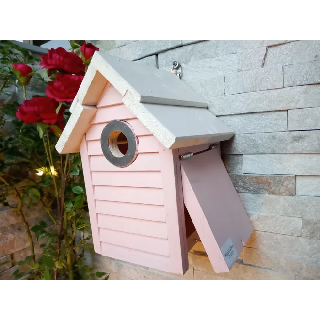 Additional Image for Beach Hut Nest Box. Pink