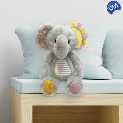 Sensory Snuggables Plush Elephant