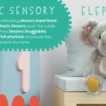 Sensory Snuggables Plush Elephant Sensory Snuggables Plush Elephant