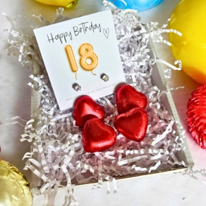 18th Birthday mini hamper set - earrings