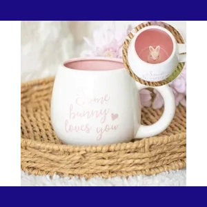 Some bunny loves you peek-a-boo mug