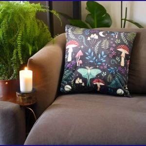 Enchanted forest cushions