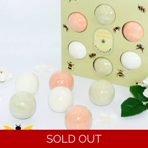 Luxurious nectar meadows vegan bath bombs