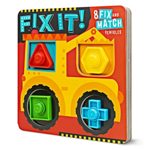 Fix It board book with matching shapes