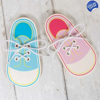 Lets learn - To tie my shoes Pink and Blue