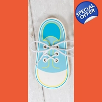 Lets learn - to tie my shoes (Blue)