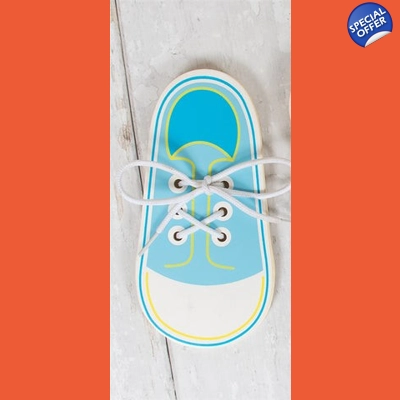 Lets learn - to tie my shoes (Blue)