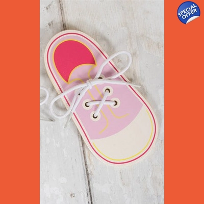 Lets Learn - To tie my shoes (Pink)