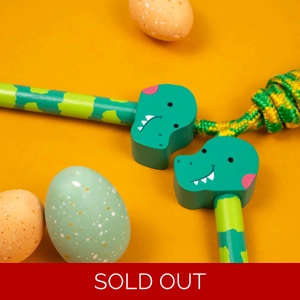 Dinosaur skipping rope