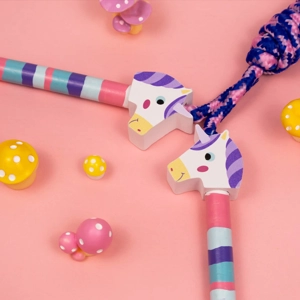 Magical creatures skipping rope