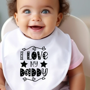 'I Love My Daddy' Baby bib