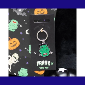 Monster Frank enamel keyring