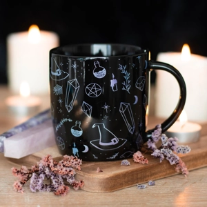 Crystal witch mystical mug