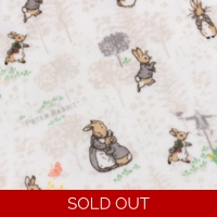 Classic Peter Rabbit™ Natural throw 130x150
