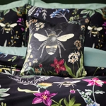 Midnight Bee floral velvet king size duvet set Midnight Bee floral velvet king size duvet set