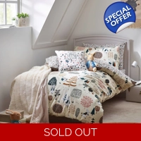 Scandi woods Peter Rabbit™ 100% brushed cotton s..