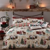 Jolly Santa Christmas DOUBLE duvet cover set