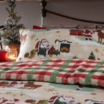 Jolly Santa Christmas DOUBLE duvet cover set Jolly Santa Christmas DOUBLE duvet cover set