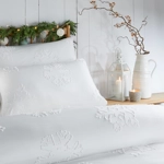 Snow crystals tufted soft touch DOUBLE duvet set Snow crystals tufted soft touch DOUBLE duvet set