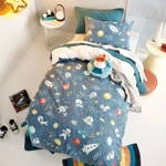 Space race kids 100% cotton SINGLE duvet cover set Space race kids 100% cotton SINGLE duvet cover set