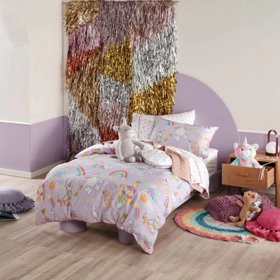 Unicornverse 100% cotton TODDLER duvet cover set