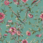 Vintage chinosoiserie floral KING-SIZE duvet cover set Vintage chinosoiserie floral KING-SIZE duvet cover set