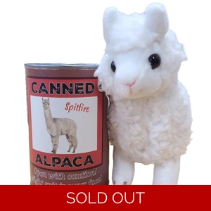Canned gifts Canned Alpaca plush