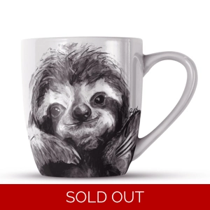 Sloth fine bone china mug