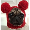 pug dog bobble hat