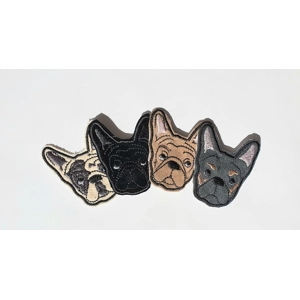 French Bulldog Sew/Iron On Embroidery Patch