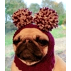 pug dog bobble hat