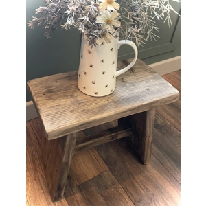 Rustic Personalised Farmhouse Cottage Wooden Stool