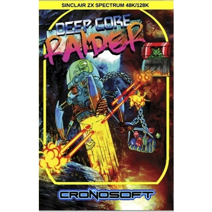 DEEP CORE RAIDER Sinclair ZX Spectrum 48K cassette