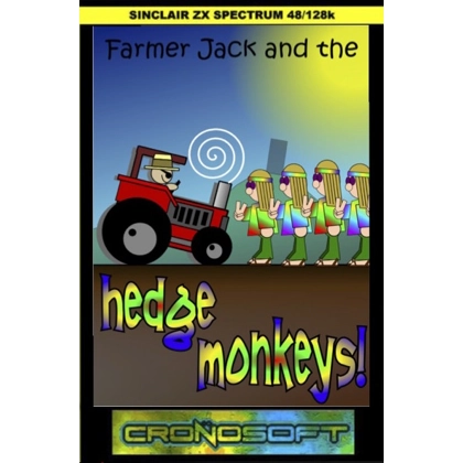 FARMER JACK and the HEDGE MONKEYS - Sinclair ZX Spectrum 48K cassette