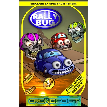RALLYBUG + BANGER MANAGEMENT - Sinclair ZX Spectrum 48K cassette
