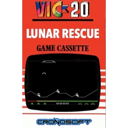 LUNAR RESCUE - VIC 20 unexpanded CASSETTE TAPE LUNAR RESCUE - VIC 20 unexpanded CASSETTE TAPE