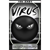 VIRUS Sinclair ZX81 + 16K RAM, on cass..