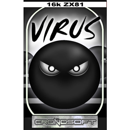 VIRUS Sinclair ZX81 + 16K RAM, on cassette