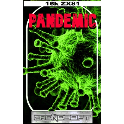 PANDEMIC - (Virus II) - Sinclair ZX81 16K CASSETTE TAPE