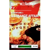 A STRANGE AFFAIR ZX81 16K cassette