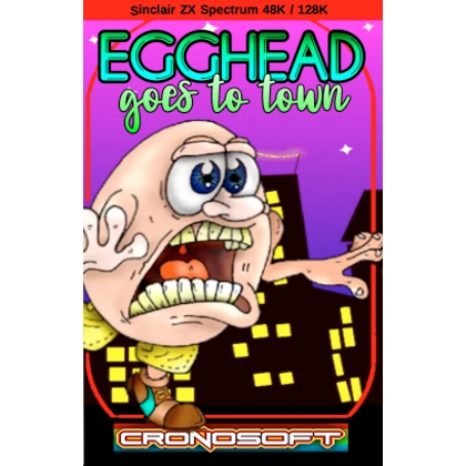 EGGHEAD GOES TO TOWN - ZX Spectrum 48/128K cassette