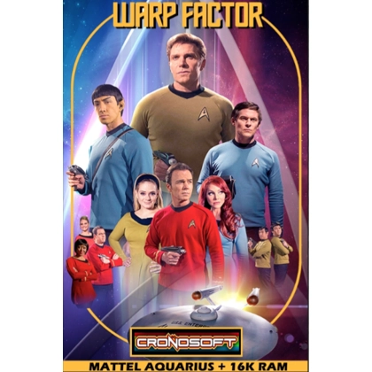 Warp Factor - Mattel Aquarius +16K RAM Cassette