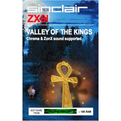 VALLEY OF THE KINGS - ZX81 cassette tape