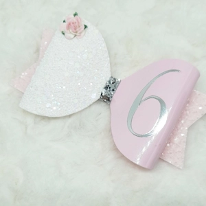 Baby Pink Birthday Bow